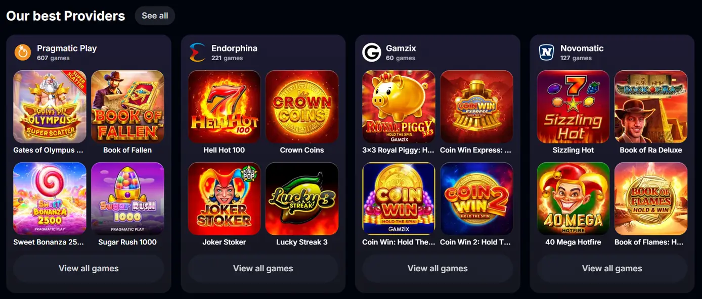 yep casino hodnocení her